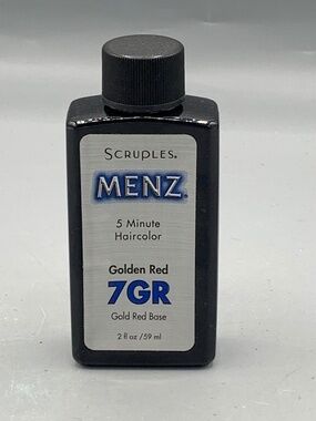 Scruples Menz Hair Color 2 fl oz - 7GR (Gold Red Base) - Golden Red